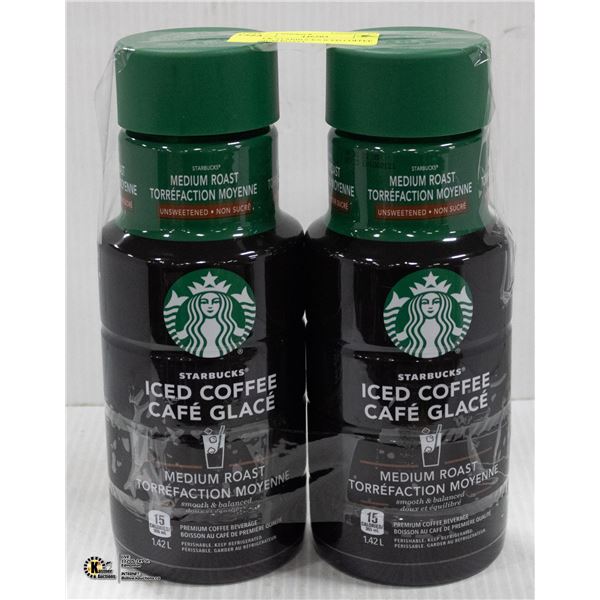 2 PACK STARBUCKS ICED COFFEE MEDIUM ROAST