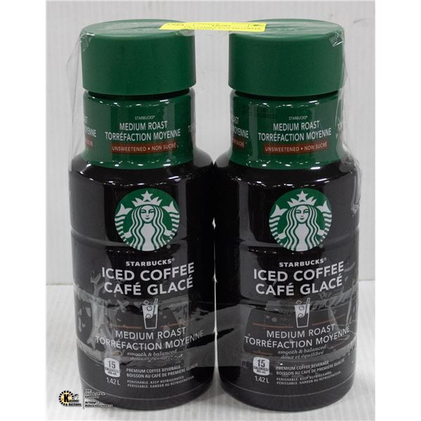 2 PACK STARBUCKS ICED COFFEE MEDIUM ROAST