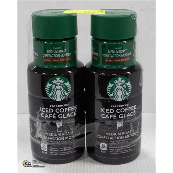 2 PACK STARBUCKS ICED COFFEE MEDIUM ROAST