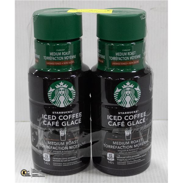 2 PACK STARBUCKS ICED COFFEE MEDIUM ROAST