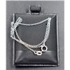 Image 1 : #126-STERLING SILVER NECKLACE 18" /2PCS