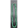 Image 1 : 117-NATURAL GREEN MALACHITE NECKLACE 10MM/17"