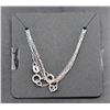 #127-STERLING SILVER NECKLACE 18" /2PCS