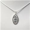 Image 1 : BZ1077-37 SILVER 18" NECKLACE