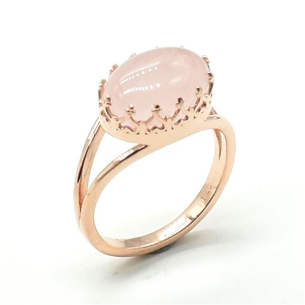 Rose quartz ring price Clearance