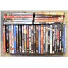 FLAT OF DVDS ASSORTED GENRES