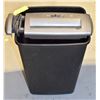 Image 1 : BLACK GARBAGE CAN WITH PORTABLE PAPER SHREDDER