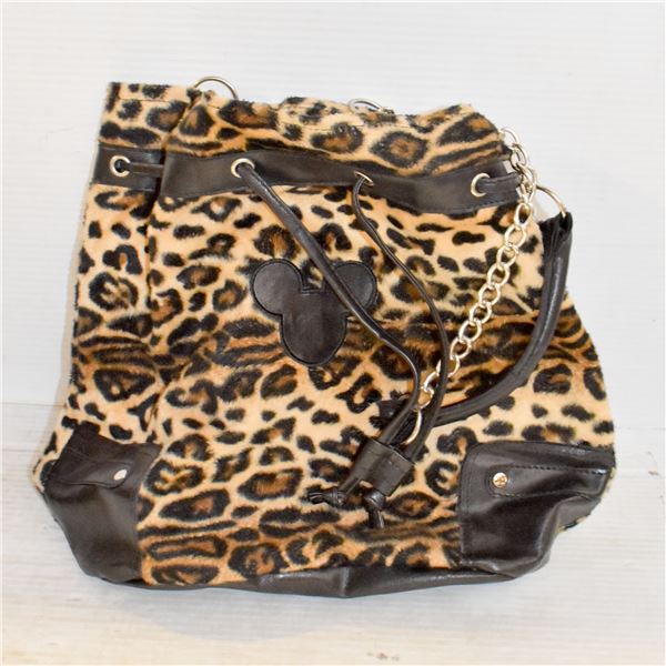 LEOPARD LOOK FASHION HANDBAG