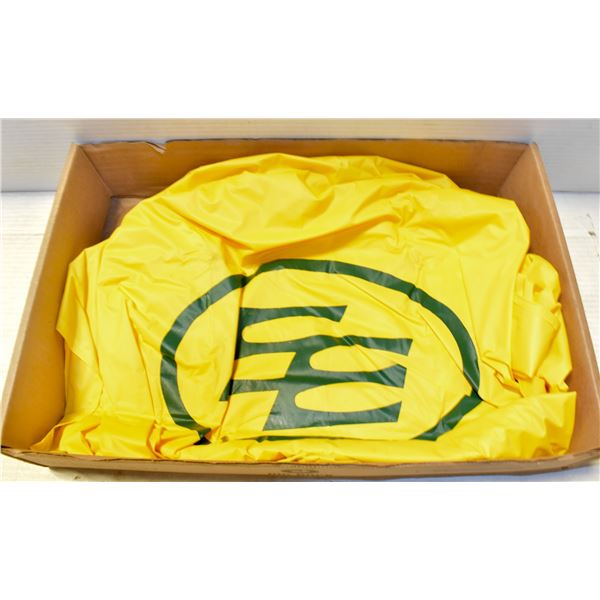 EDMONTON ESKIMOS HOODED RAINCOAT SIZE XXL