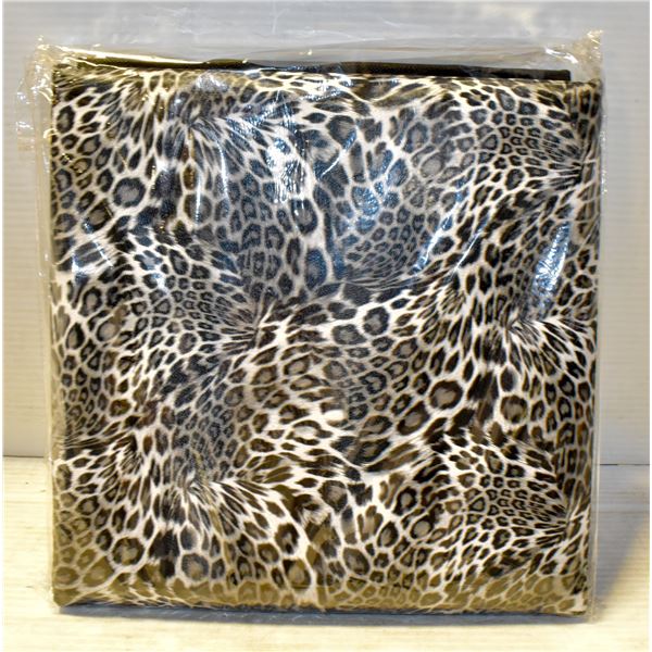 NEW LARGE SQUARE STORAGE BOX CHEETAH  DESIGN