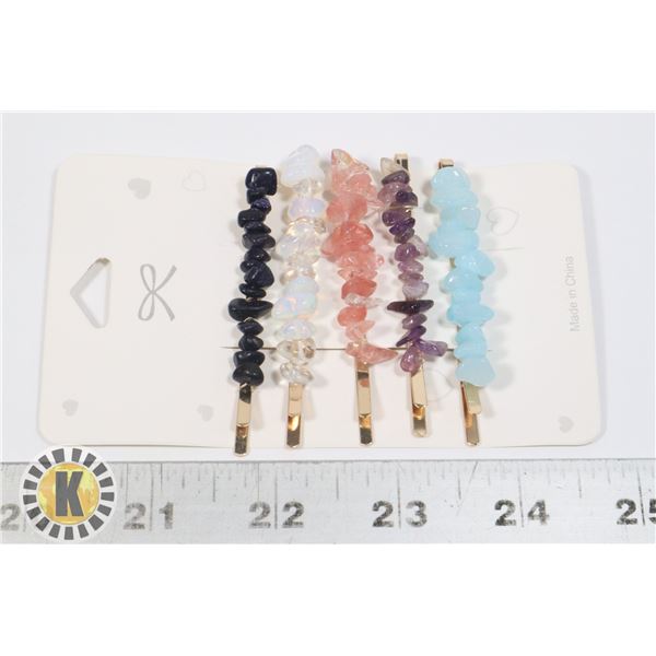 NEW GEOMETRIC BOBBY PINS MULTIPLE COLORS