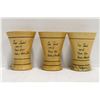 Image 1 : TRIO OF FRIENDS PERUVIAN WOODEN CUPS