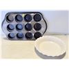 Image 1 : NEW PIE PLATE & MUFFIN TIN