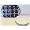 NEW PIE PLATE & MUFFIN TIN