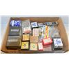 Image 1 : LARGE FLAT OF HARDWARE - NUTS, BOLTS, SCREWS &