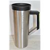 Image 1 : NEW STAINLESS STEEL BRANDED MUG W/ RUBBER BOTTOM