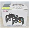 Image 1 : 2 WIRED GAMING CONTROLLERS - FITS N64