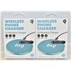 Image 1 : NEW GEM QI WIRELESS PHONE CHARGERS 2 PACK