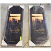 Image 1 : TWO 12X36 INCH PICTURE FRAMES (NEW)