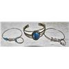 Image 1 : VINTAGE STONE BANGLE/RING SETS