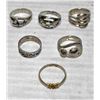 Image 1 : 6 LADIES ESTATE RINGS TOGETHER