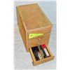 Image 1 : MINI 4 DRAWER HANDMADE CABINET W/ SOME BLADES