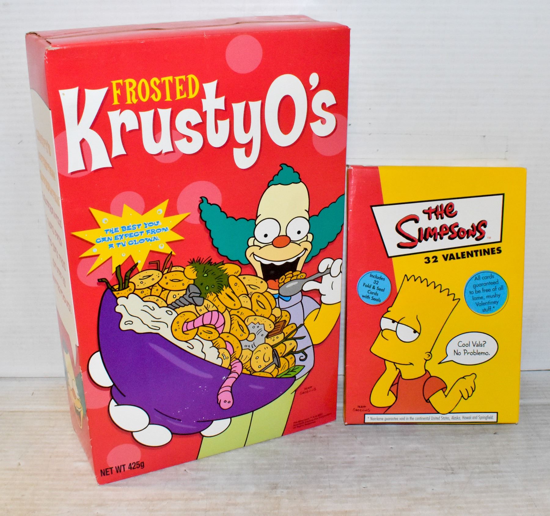 Crusty Os THE SIMPSONS FROSTED KRUSTY OS CEREAL UNOPENED