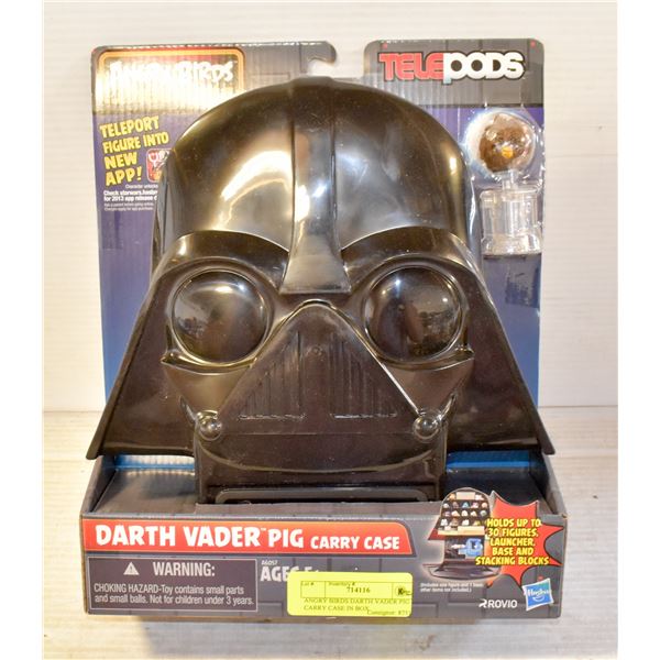 ANGRY BIRDS DARTH VADER PIG CARRY CASE IN BOX