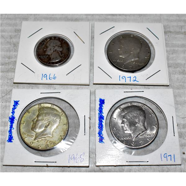 FOUR US COINS