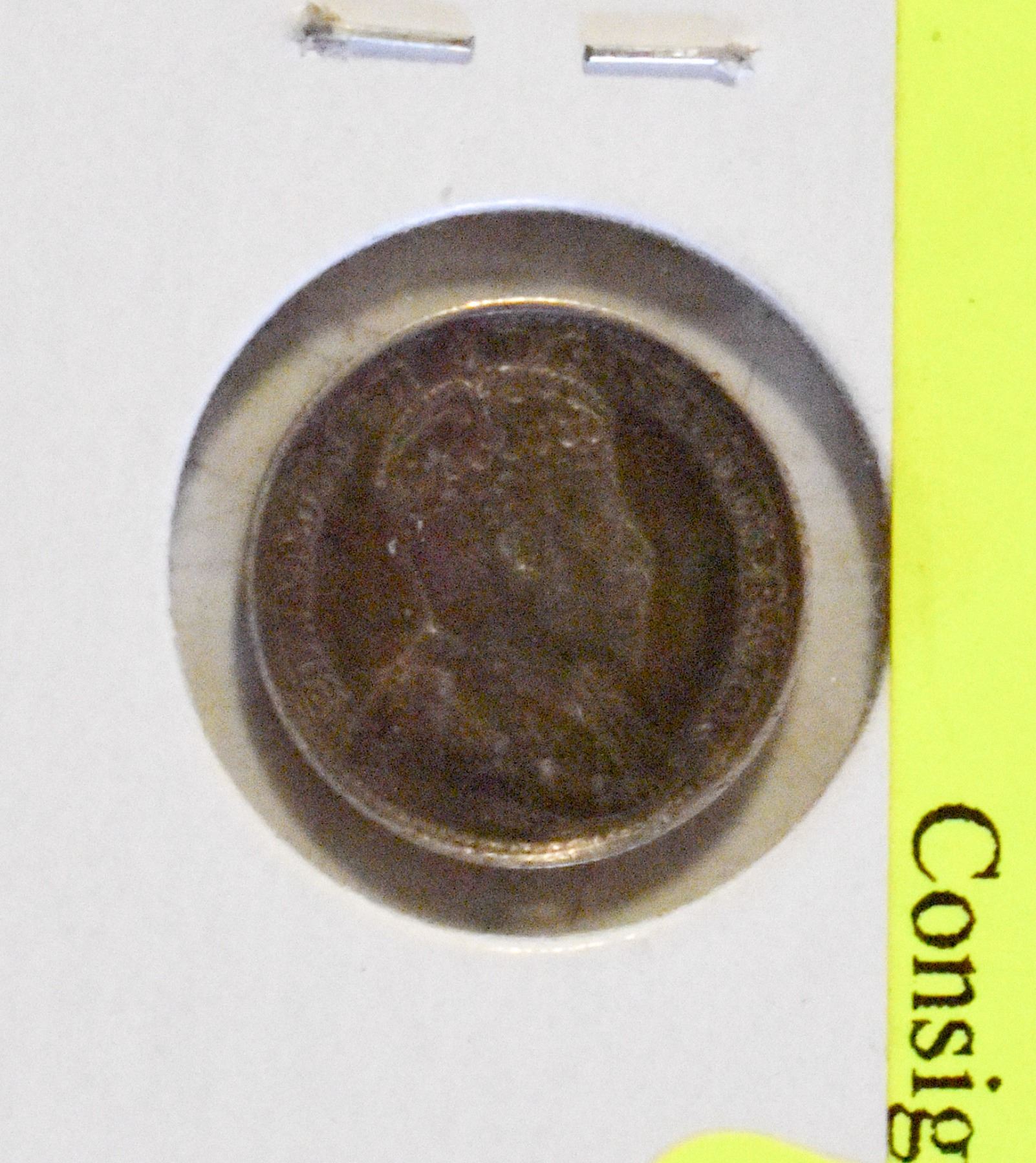 CANADA 1908 5 CENTS COIN