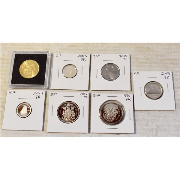 CANADA 2021 HOLIDAY LOONIE WITH PROOF COINS MIXED