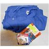 Image 1 : NEW MENS SIZE 44RG BLUE UNLINED COVERALLS