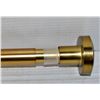 Image 1 : BRASS COLOURED SHOWER ROD