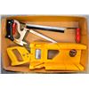 SAW MITRE SET WITH 3 VARIOUS SAWS