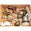 Image 1 : KITCHEN UTENSILS- BOX LOT ASSORTED