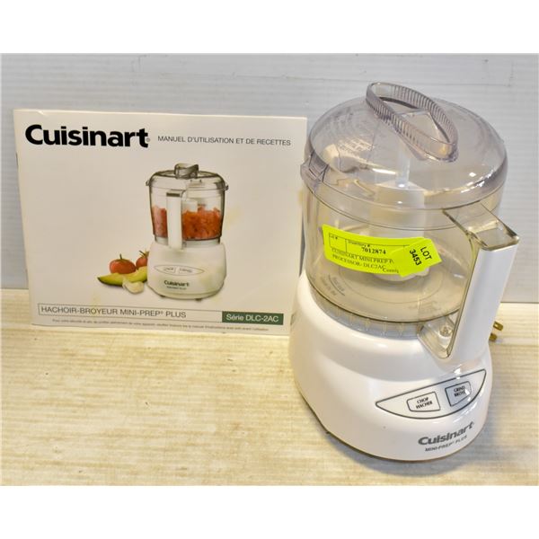 CUISINART MINI PREP PLUS PROCESSOR- DLC2AC