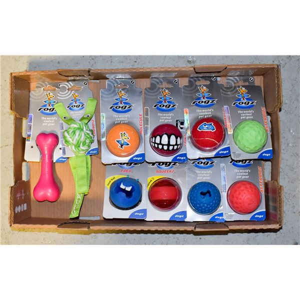 10  MEDIUM  DOG TOYS