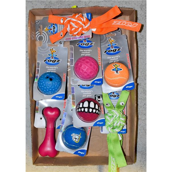 8  MEDIUM DOG TOYS