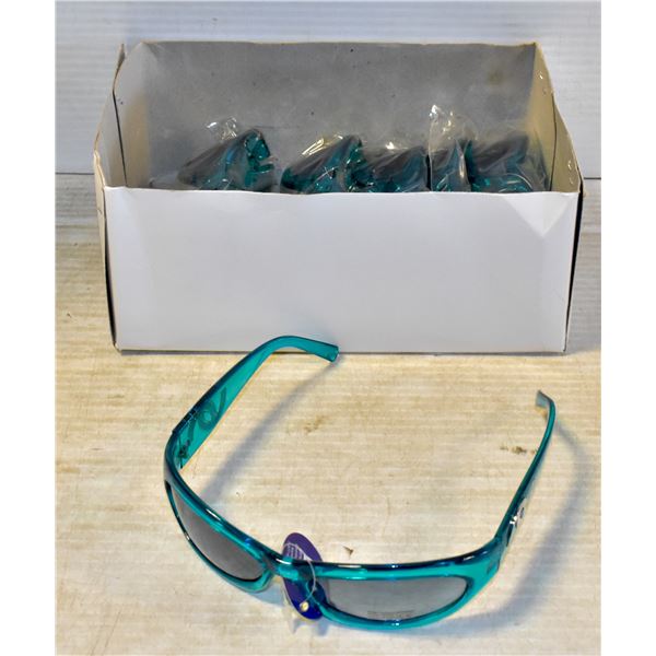 6 PAIRS OF D & G REPLICA  AQUA BLUE SUNGLASSES