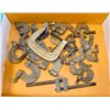 Image 1 : FLAT OF ASSORTED C CLAMPS