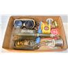 Image 1 : FLAT OF ASSORTED INCLUDING WELDING GOOGLES,