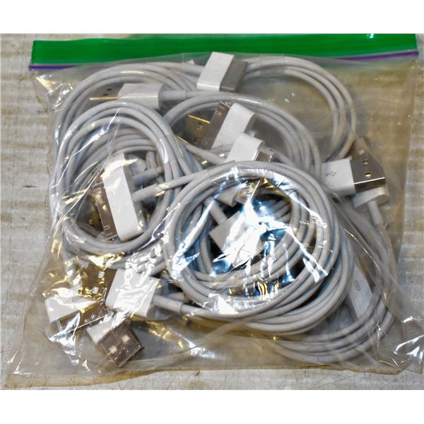 BAG OF 25 OLD APPLE CHARGERS