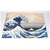 NEW THE WAVE THEME FABRIC WALL ART