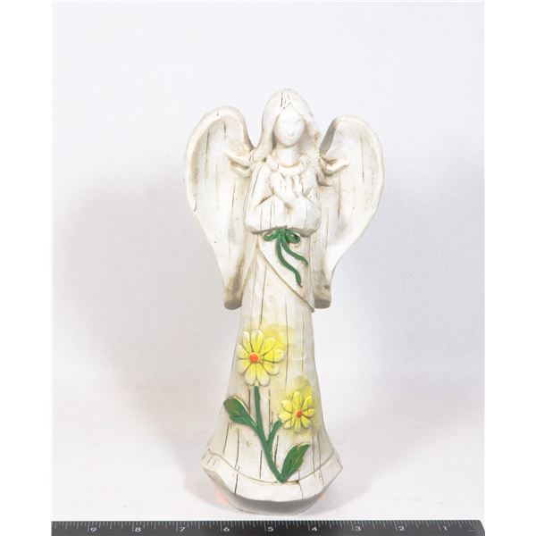 VINTAGE DAISY FLOWER ANGEL FIGURE