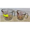 Image 1 : 2 X PYREX MEASURE CUPS PLUS PYREX CASSEROLE DISH