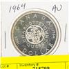 Image 1 : 1964 CANADIAN SILVER DOLLAR