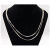 Image 1 : D ORLAN SILVER CHAIN NECKLACE 39 INCHES