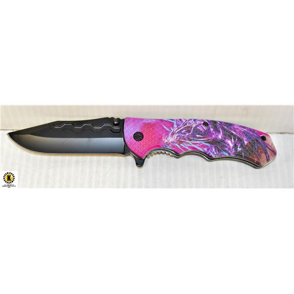 NEW DRAGON THEMED FOLDING KNIFE