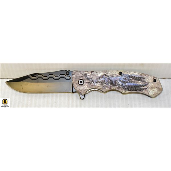 NEW SCORPION THEMED FOLDING KNIFE