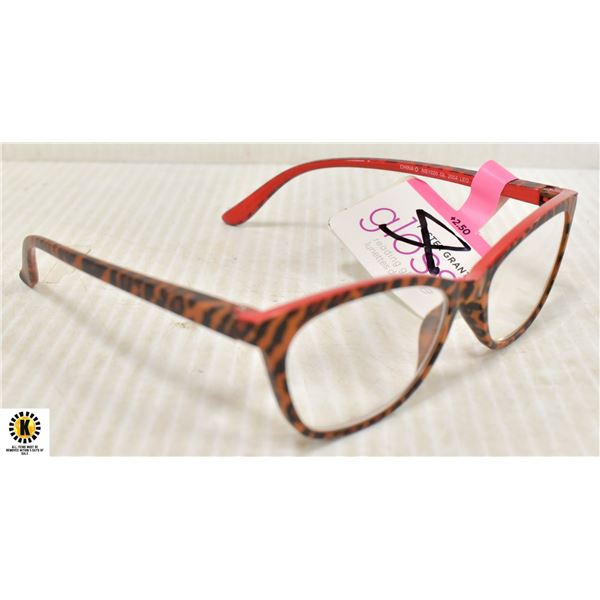 FOSTER GRANT LADIES EYEGLASSES 2.50